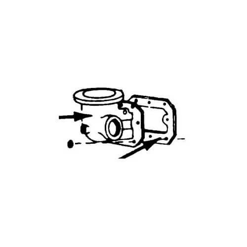 8" Supply elbow, water only tapped, 9248A, 330-060-300