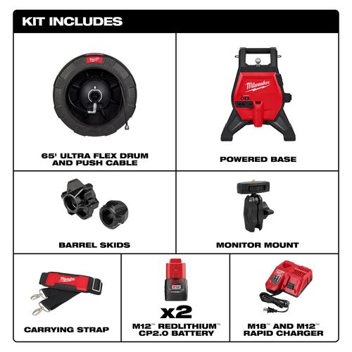 M12 65' Ultra Flex Compact Inspection Camera Kit 3 M12 65' Ultra Flex Compact Inspection Camera Kit