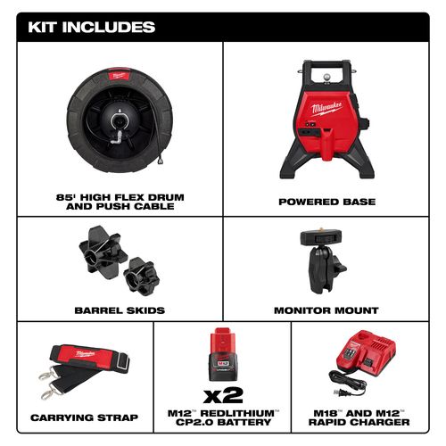 M12 85' High Flex Compact Inspection Camera Kit 3 M12 85' High Flex Compact Inspection Camera Kit