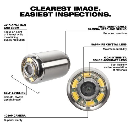 M12 85' High Flex Compact Inspection Camera Kit 5 M12 85' High Flex Compact Inspection Camera Kit
