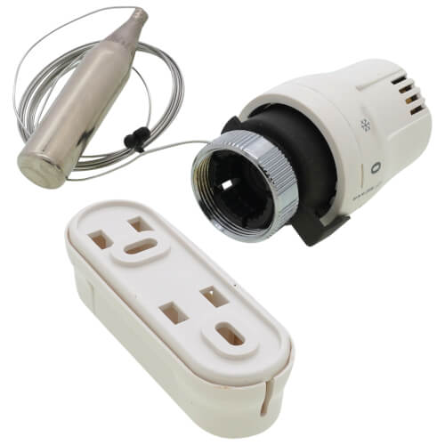 Thermostatic Control Head with Remote Sensor, 45-82 F