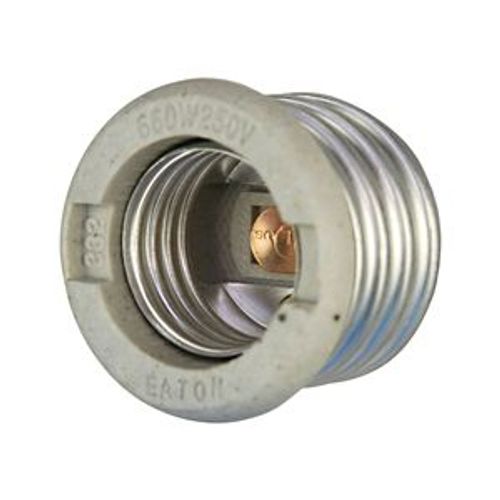 Keyless Socket Reducer, Mogul To Medium, Medium Base, Ivory, Porcelain, 332-BOX