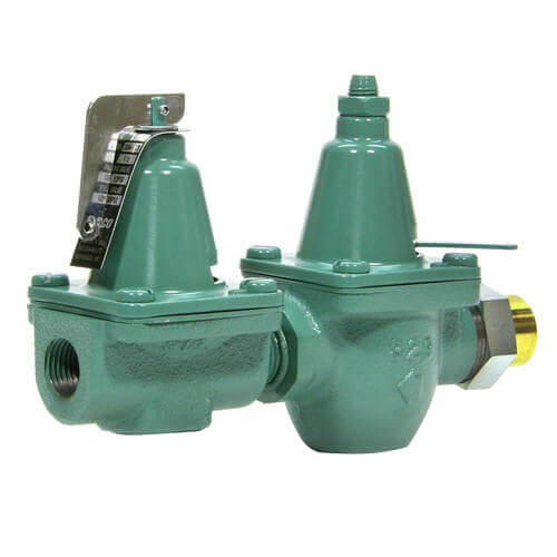 1/2" Cast Iron Pressure Reducing Dual Unit Valve (Press)