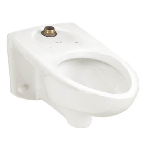Afwall Millennium 1.1/1.28/1.6 gpf (4.2 - 6.0 Lpf) Top Spud Elongated Wall-Hung EverClean Toilet Bowl Only (White)