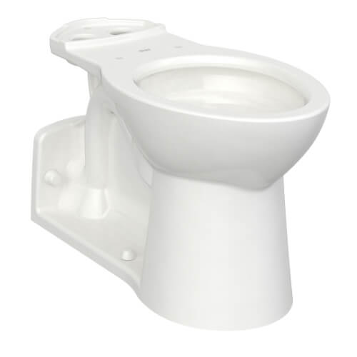 Yorkville VorMax 1.28 gpf Elongated Chair Height Back Outlet Elongated EverClean Bowl Only (White)