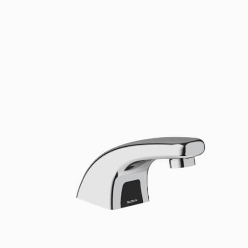 Optima ETF-610-4 Box Transformer Powered Deck-Mounted Low Body Faucet Multi-Laminar Spray w/ 4" Trim Plate (Polished Chrome)