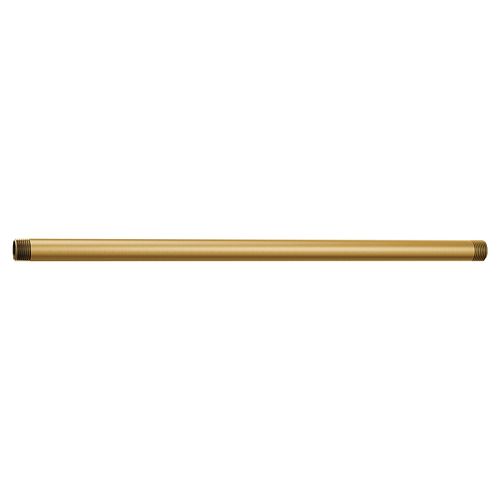 Brushed Gold 18" Straight Shower Arm