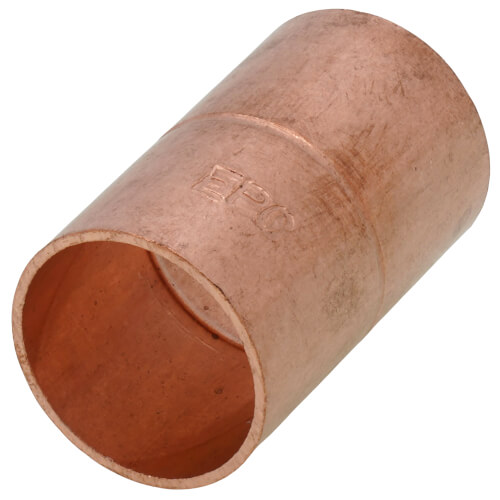 7/8" OD ACR Copper Coupling w/ Roll Stop