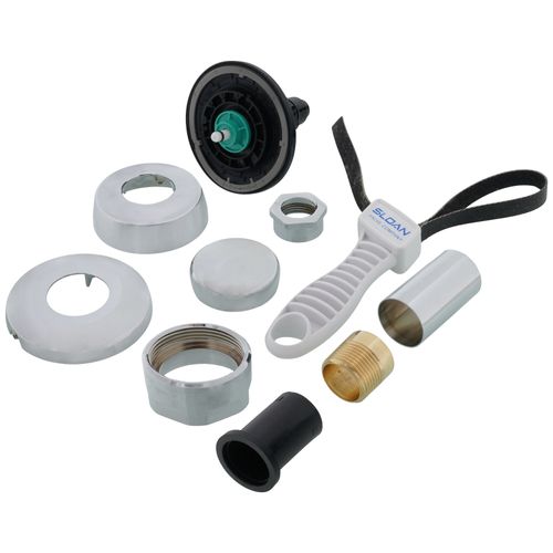 Solis 8186-1.0 Exposed Solar-Powered Single Flush Urinal Flushometer (1.0 GPF/3.8 LPF)