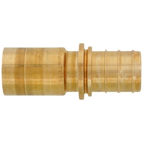 3/4" EVERLOC+ Copper Press Brass Adapter (Lead Free) 2 3/4" EVERLOC+ Copper Press Brass Adapter (Lead Free)