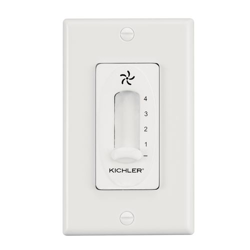 4 Speed Fan Slide Control (White)