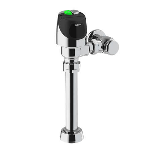 ECOS 8111 Exposed Battery-Operated Dual-Flush Water Closet Flushometer (1.28 GPF/1.1 GPF)