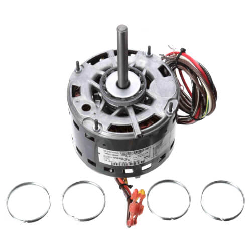 5-1/2" 2 Speed Direct Drive Furnace Motor 1/4 HP, 1075 RPM (115V)