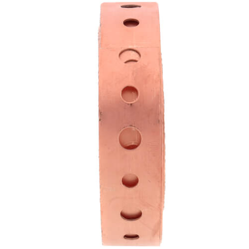3/4" x 10' Copper-Plated Steel Hanger Strap, 24 Ga. - Bagged