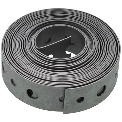 3/4" x 10' Galvanized Steel Hanger Strap - Bagged