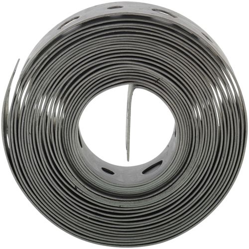 3/4" x 10' Galvanized Steel Hanger Strap - Bagged