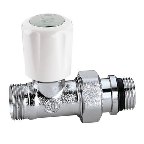 Straight Convertible Thermostatic Radiator Valve for Towel Warmer Style Radiators