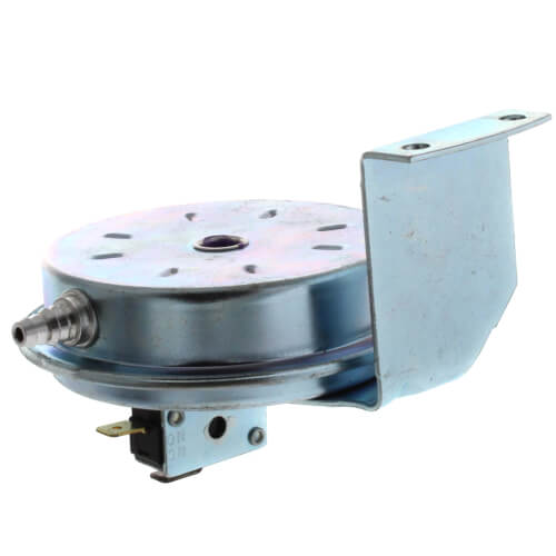 0.48"WC 1/4" Barb Connection SPST Pressure Switch, 33J90