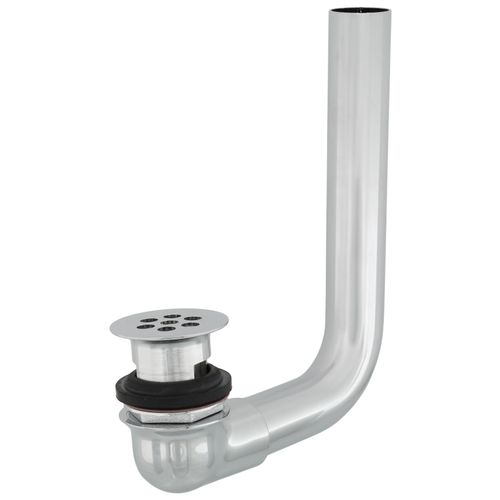 Cast Offset Bathroom Waste with Open Grid Strainer (Chrome), 33T290
