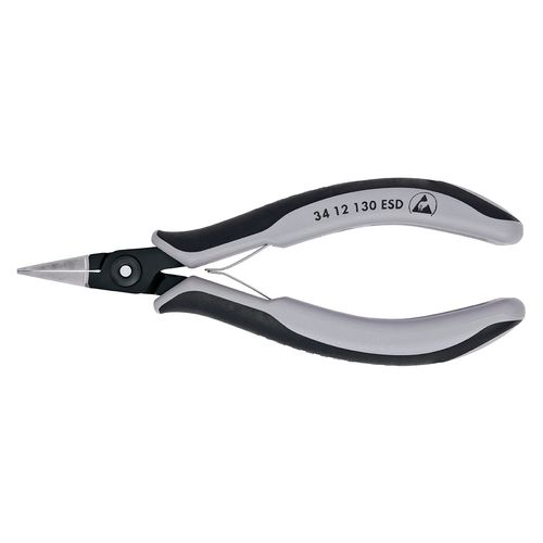 5-1/4" Electronics Pliers w/ Flat Tips and ESD Handles