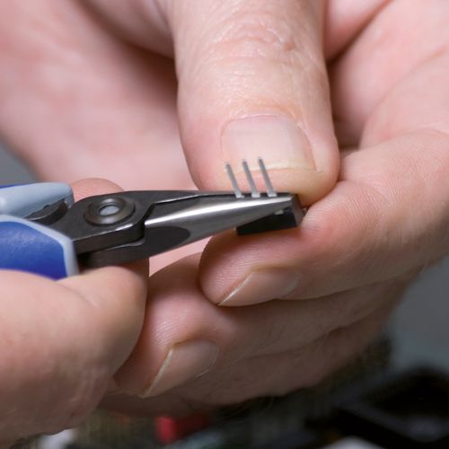 5-1/4" Electronics Pliers w/ Half-Round Tips