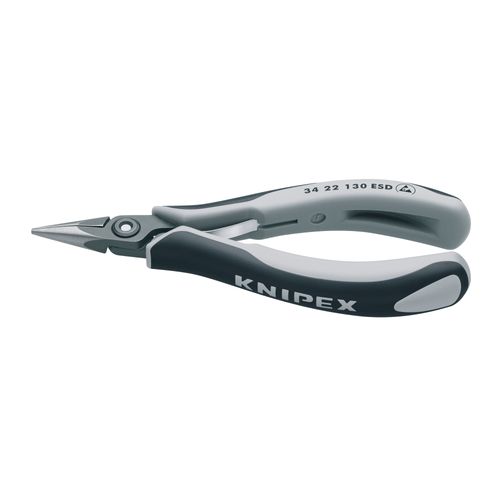 5-1/4" Electronics Pliers w/ Half-Round Tips and ESD Handles