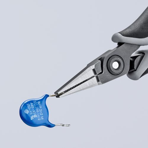 5-1/4" Electronics Pliers w/ Flat-Wide Tips and ESD Handles, Cross-Hatched 5 5-1/4" Electronics Pliers w/ Flat-Wide Tips and ESD Handles, Cross-Hatched