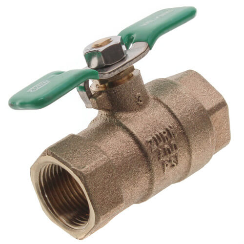 3/4" Tapped FNPT Full Port Ball Valve (Lead Free)