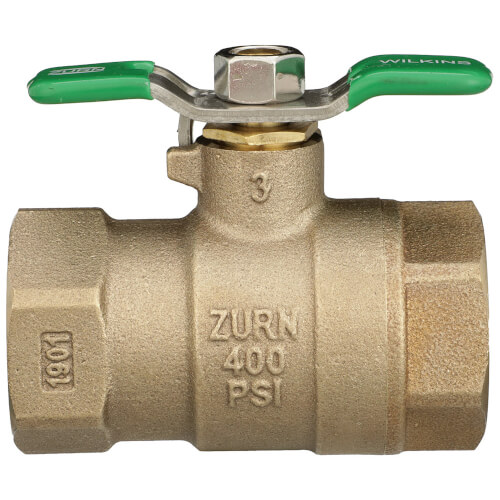 3/4" FNPT Non-Tapped Full Port Ball Union Ball Valve (Lead Free)