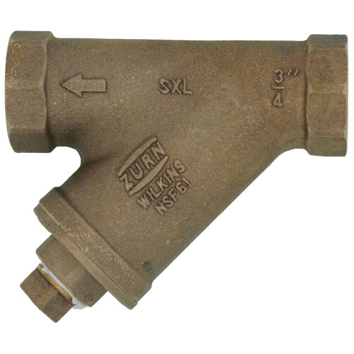 3/4" SXL Lead Free Bronze Wye Strainer (Threaded)