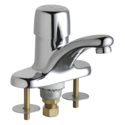 0.5 GPM 4" Deck-Mounted Metering Lav Faucet w/ Actuator Assembly