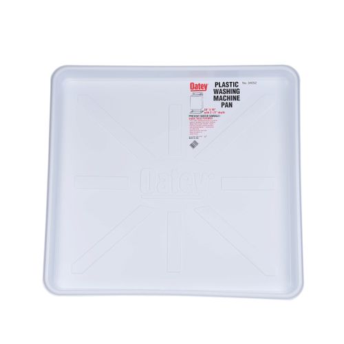 28" x 30" Plastic Washing Machine Pan, without Fitting, 34052