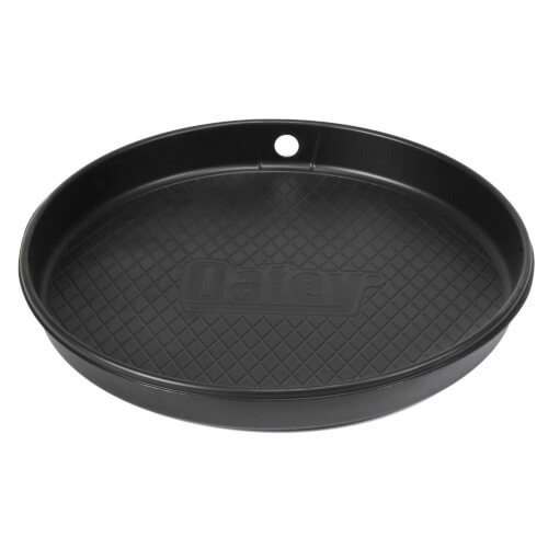 22"  Bulk Plastic Water Heater Pan w/ 1" PVC Fitting