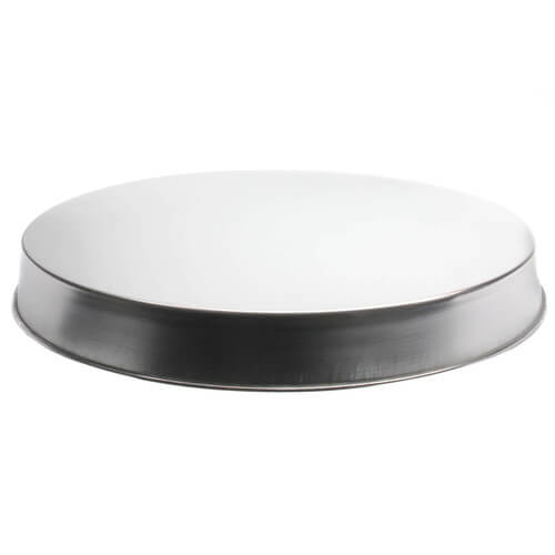 20" Bulk Aluminum Water Heater Pan w/ 1" PVC Fitting