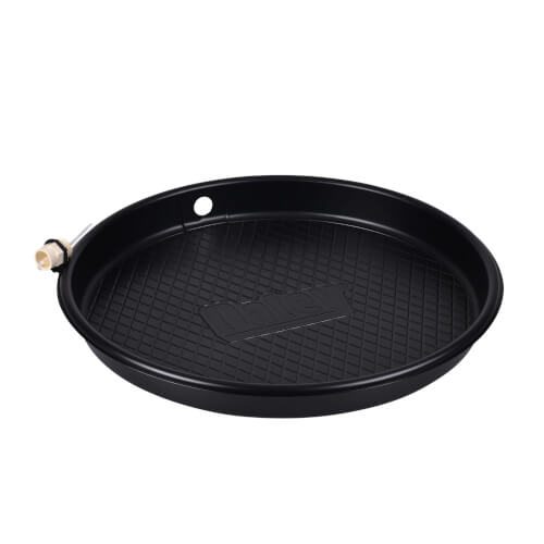 24" Bulk Plastic Water Heater Pan w/ 1" CPVC Fitting