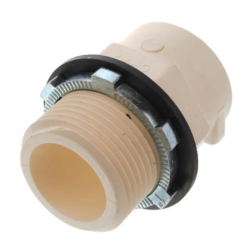 18" Bulk Aluminum Water Heater Pan w/ 1" CPVC Fitting 4 18" Bulk Aluminum Water Heater Pan w/ 1" CPVC Fitting