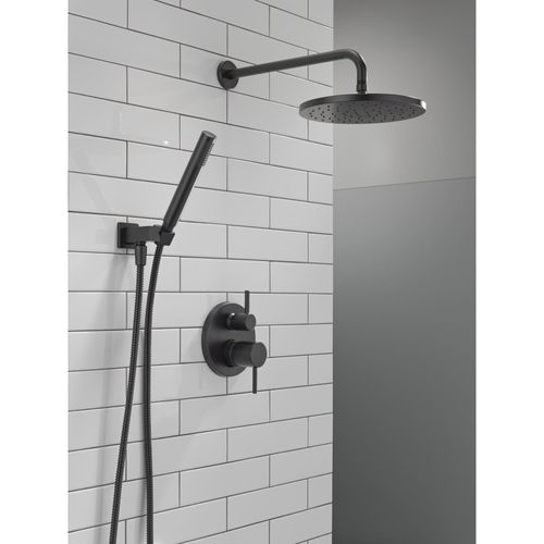 Monitor 14 Series Shower w/ Round Raincan, Hand Shower & Rough Valve, 342702-BL (Matte Black) 5 Monitor 14 Series Shower w/ Round Raincan, Hand Shower & Rough Valve, 342702-BL (Matte Black)