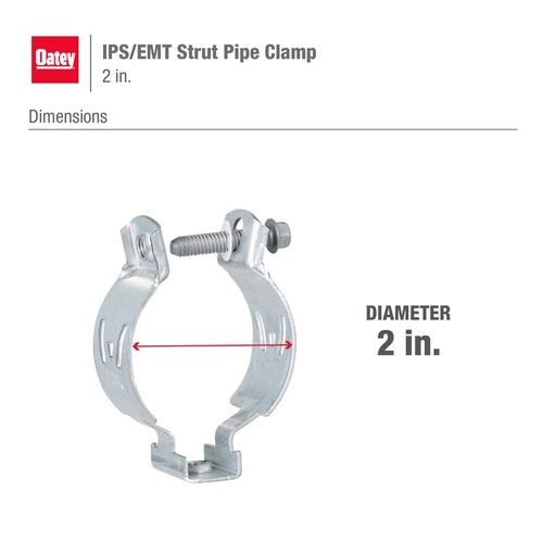 2" IPS/EMT Strut Pipe Clamp