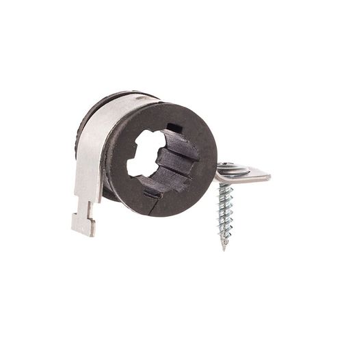 1/2" CPVC/Copper Pipe Stub-Out Clamp for Light Angled Wall Bracket