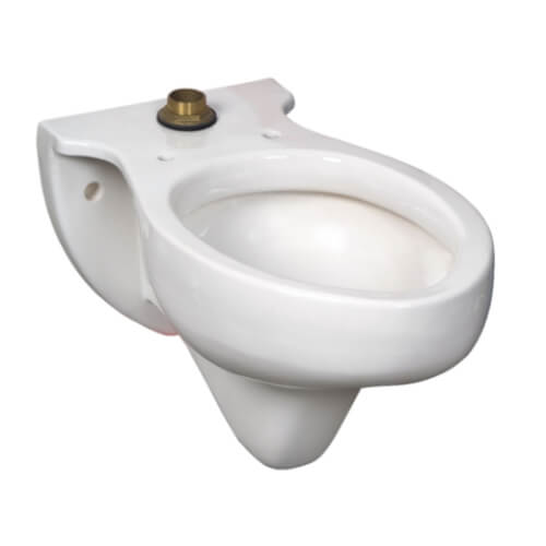 Rapidway 1.6 gpf/6.0 Lpf Top Spud Elongated Wall-Hung Bowl (White)