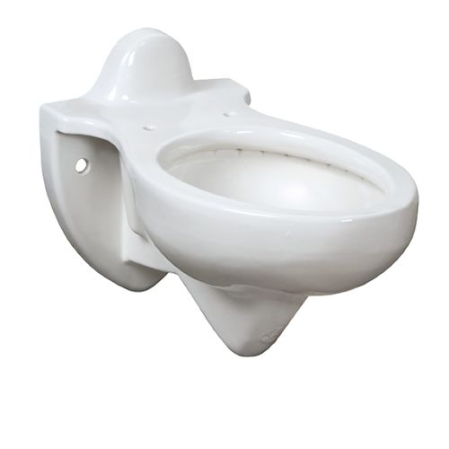 Rapidway 1.6 gpf/6.0 Lpf Back Spud Elongated Wall-Hung Bowl Only (White)