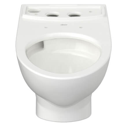 Glenwall VorMax 1.28 gpf Back Outlet Elongated Wall-Hung EverClean Toilet Bowl Only (White) 3 Glenwall VorMax 1.28 gpf Back Outlet Elongated Wall-Hung EverClean Toilet Bowl Only (White)