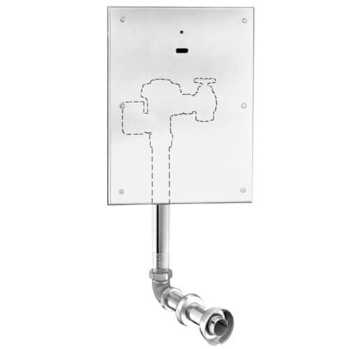 Royal 140-1.6-WB ES-S Concealed Sensor Hardwired Urinal Flushometer, L Dimension 11-3/4" - 12-3/4" (1.6 GPF/6.0 LPF)