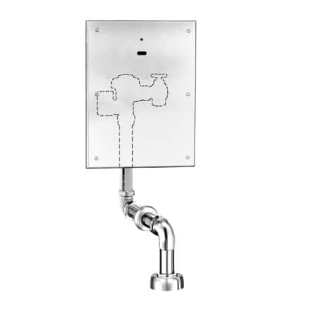 Royal 153-WB ES-S Concealed Sensor Hardwired Urinal Flushometer, L Dimension 11-3/4" - 12-3/4" (3.5 GPF/13.2 LPF)