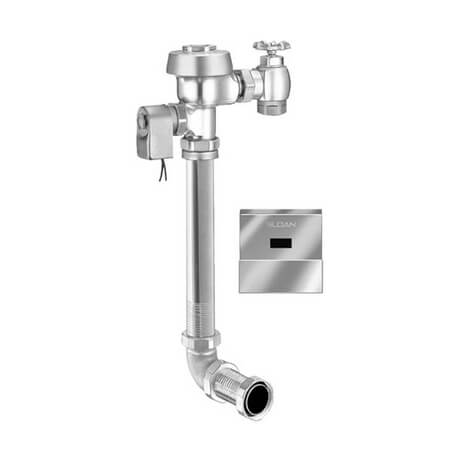 Royal 190 ES-S Concealed Sensor Hardwired Urinal Flushometer, L Dimension 11-3/4" - 12-3/4" (3.5 GPF/13.2 LPF)