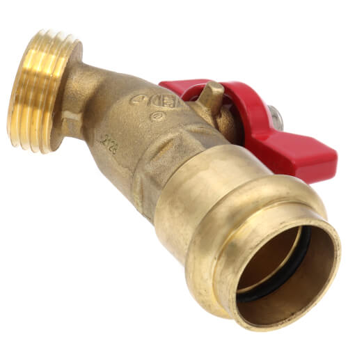 3/4" Press-Fit Boiler Drain