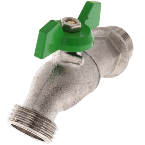 3/4" Chrome Plated Boiler Drain w/ T-Handle (Lead Free)