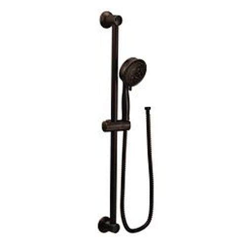 Oil Rubbed Bronze Traditional 4 Function Eco-performance Handheld Shower w/ Slide Bar 1.75 Gpm