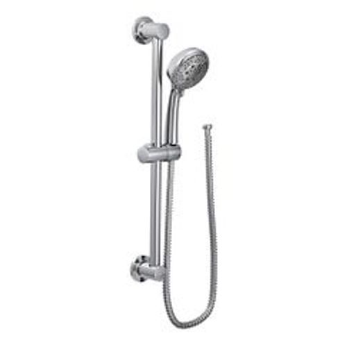 Chrome Traditional 4 Function Eco-performance Handheld Shower w/ 30" Slide Bar 1.75 Gpm