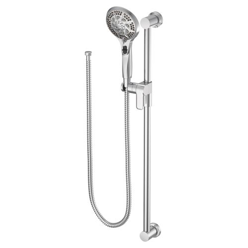 Chrome 5 Function Eco-performance Handheld Shower w/ 30" Slide Bar 1.75 Gpm, 3671ep